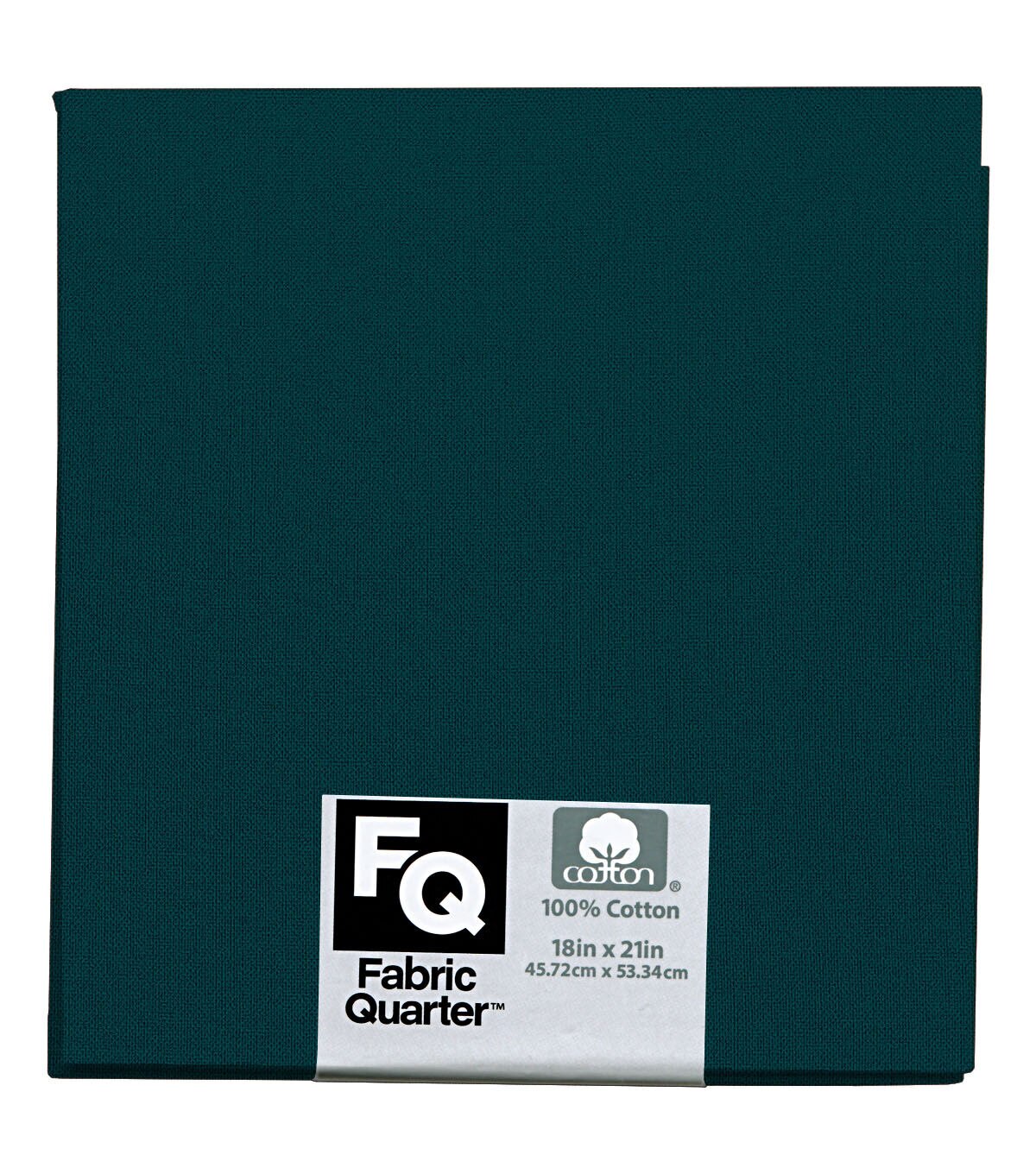 Teal 1 Piece Cotton Fabric Quarter