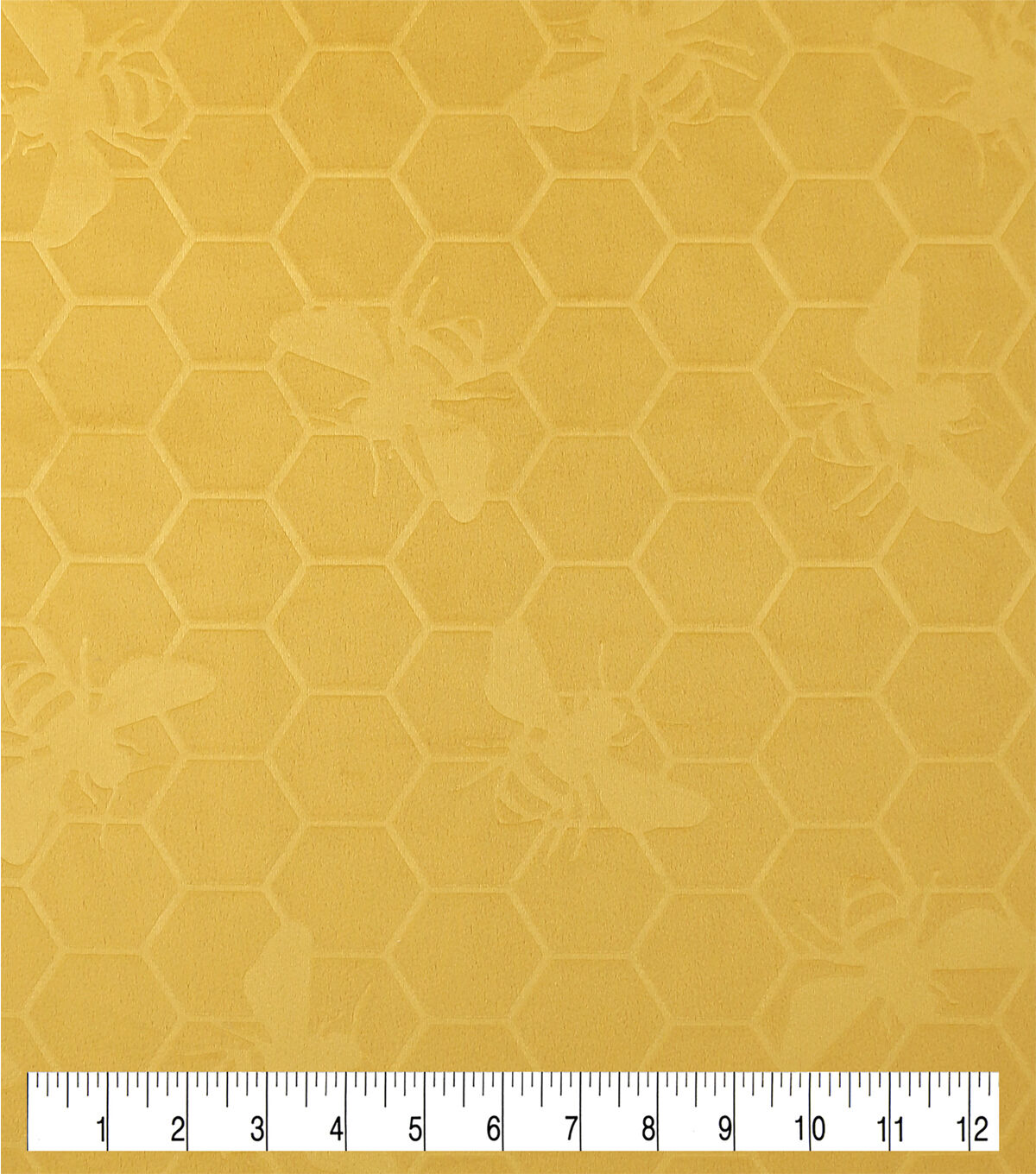 Soft & Minky Bee Embossed Fleece Fabric