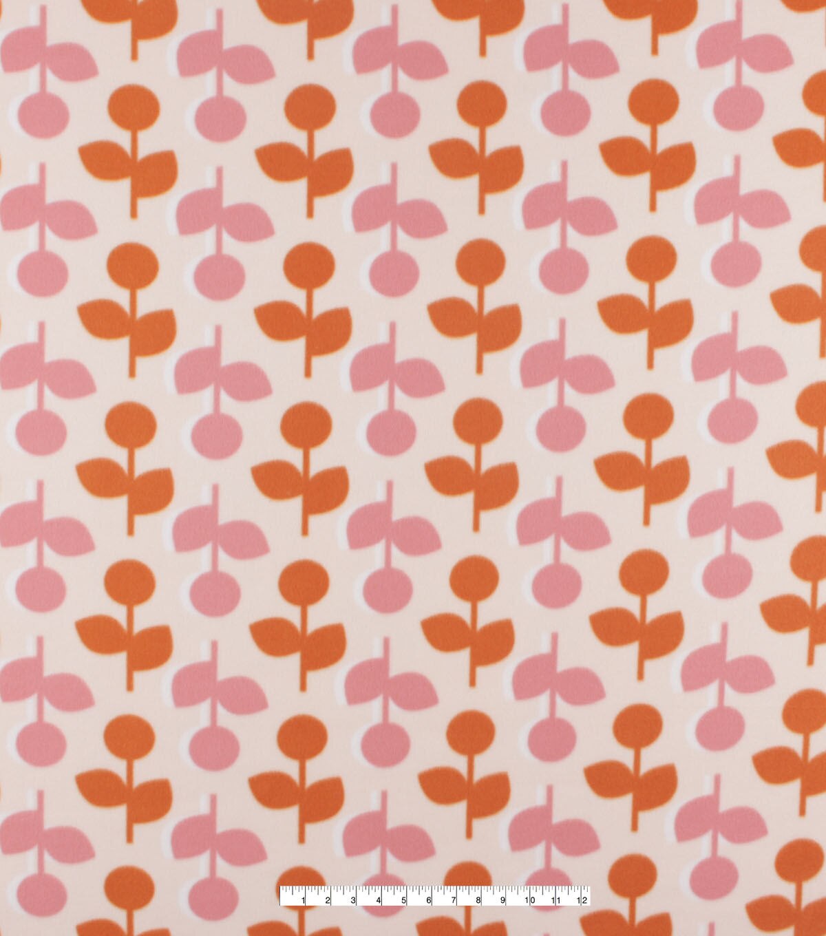Ditsy Retro Floral Blizzard Fleece Fabric