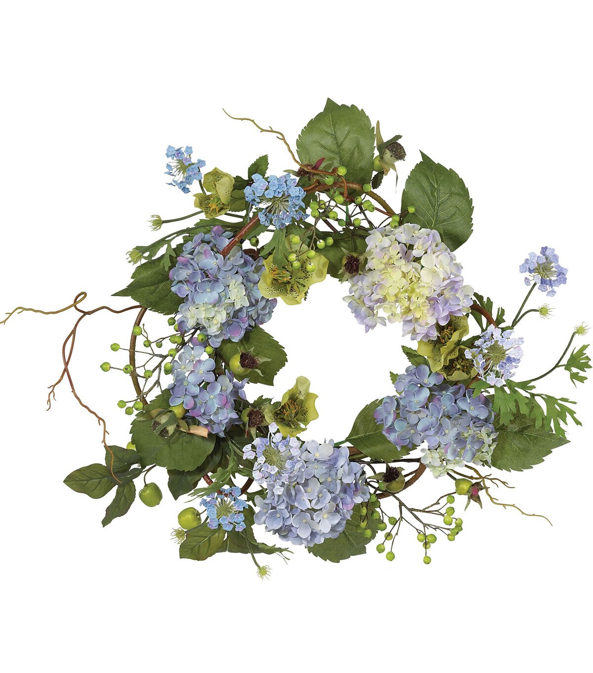 Nearly Natural 20 Hydrangea Wreath