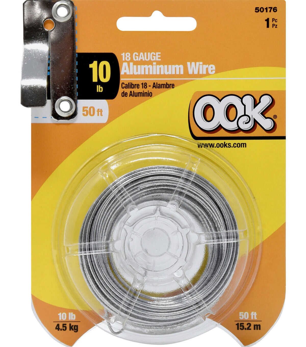 Ook 50' Aluminum 18 Gauge Hobby Wire