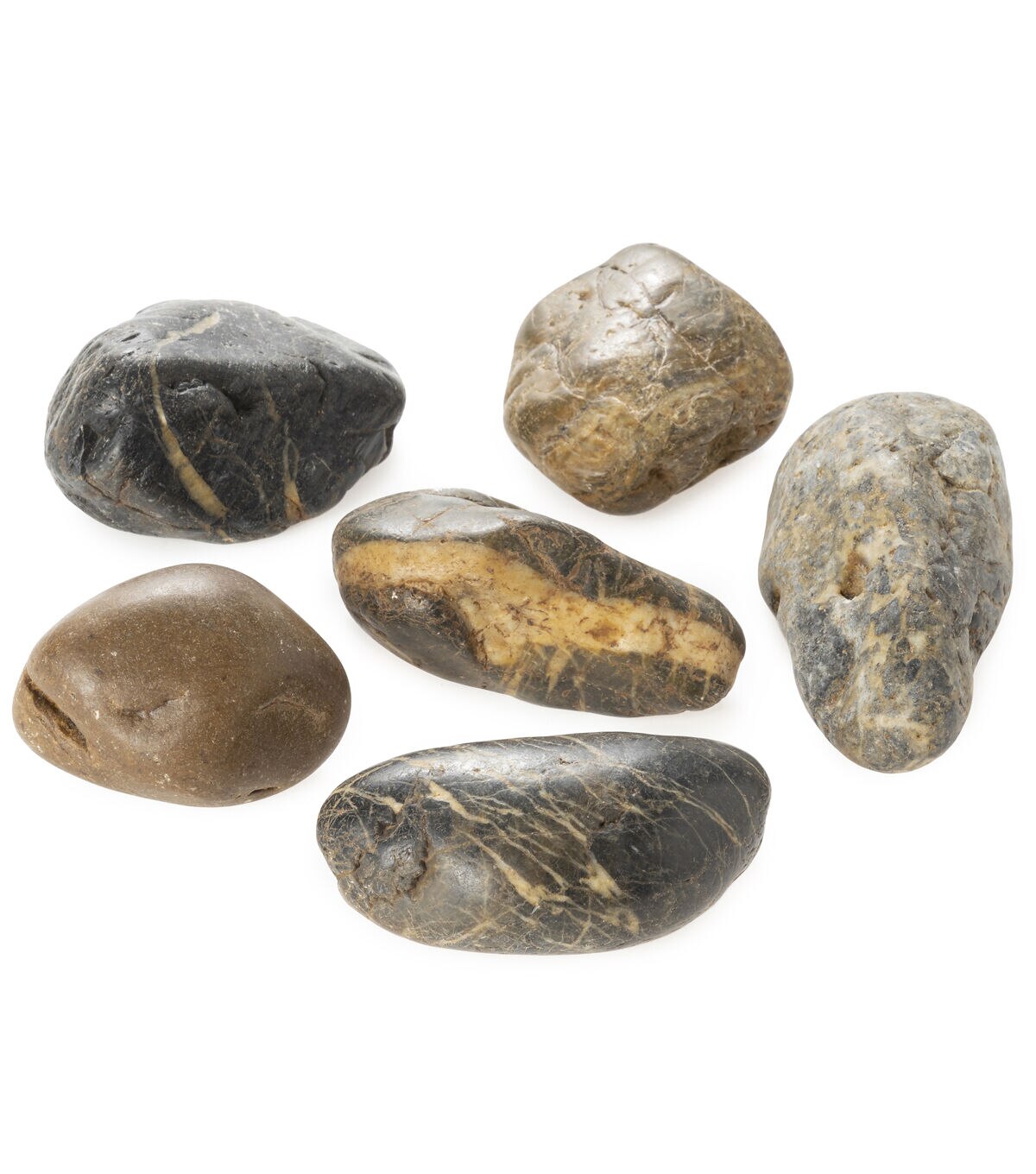 5lb Polished Oversized River Rock by Bloom Room