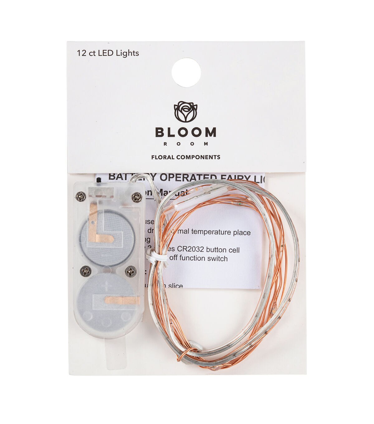 4 LED Purple Moon String Lights 12ct by Bloom Room