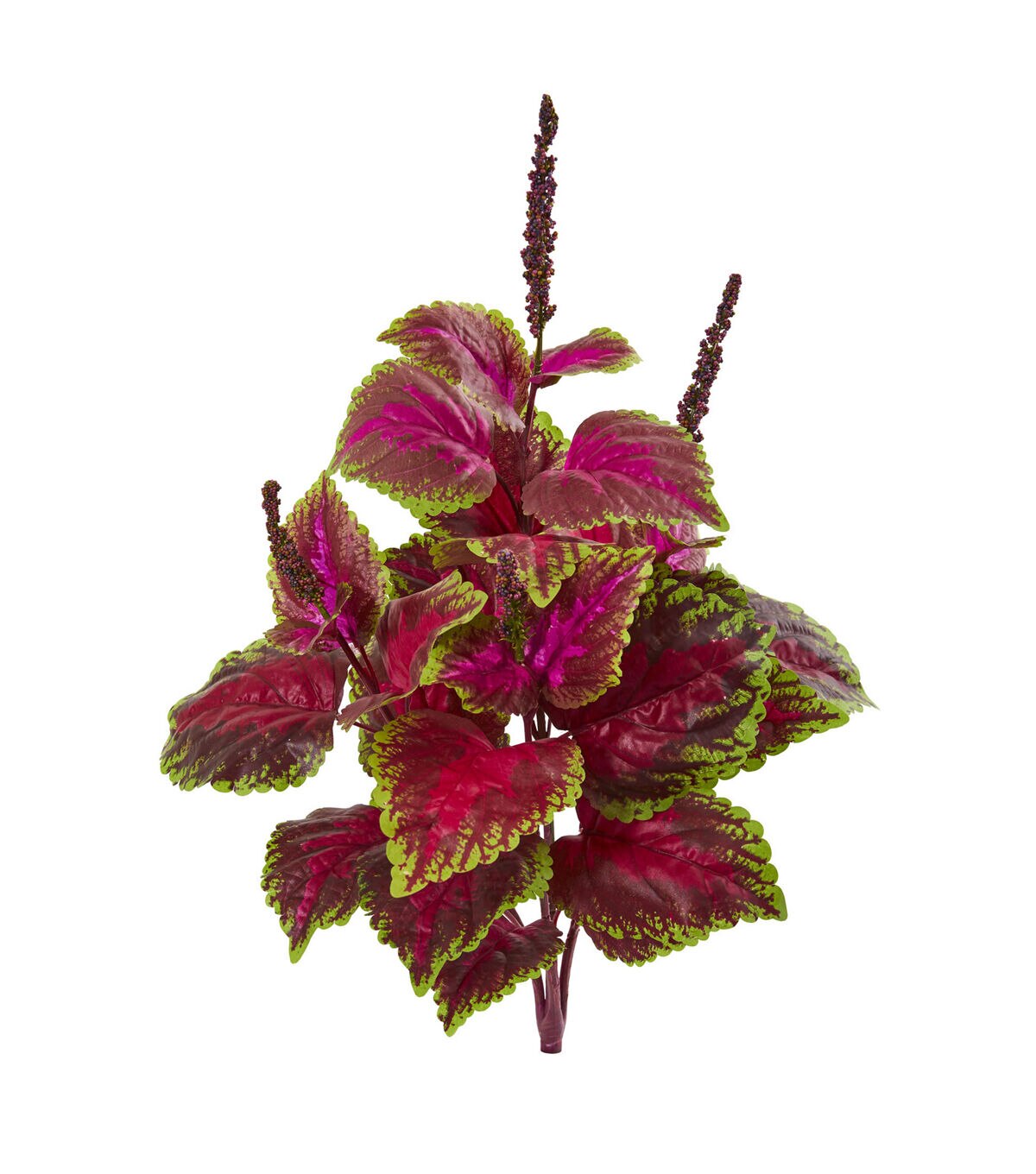 Nearly Natural 23 Coleus Bush Artificial Plant 6ct