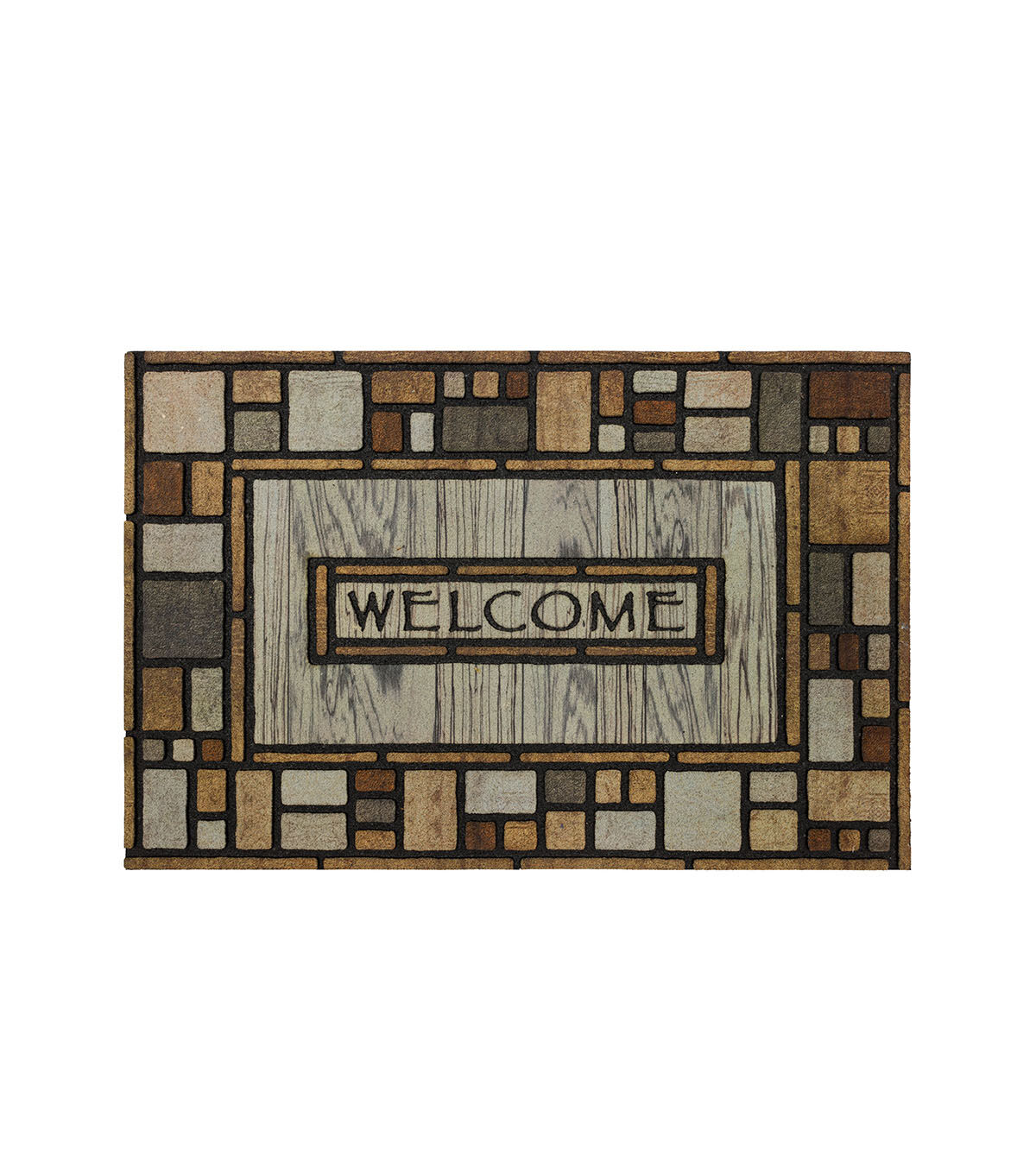 Drifted Nature Doormat Multi 1'11 x 2'11