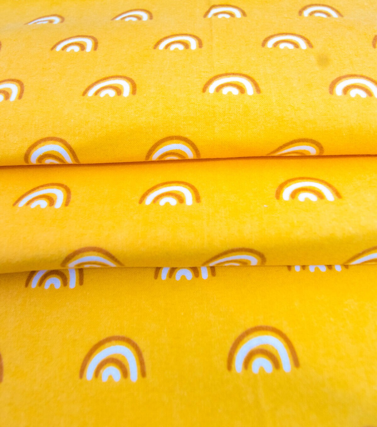 Multi Muted Rainbows Super Snuggle Flannel Fabric