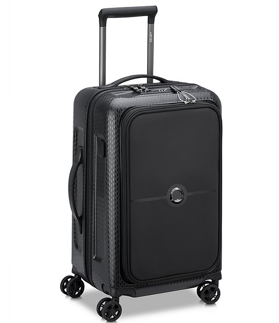 Turenne Collection Soft Pocket Carry-On Spinner Suitcase