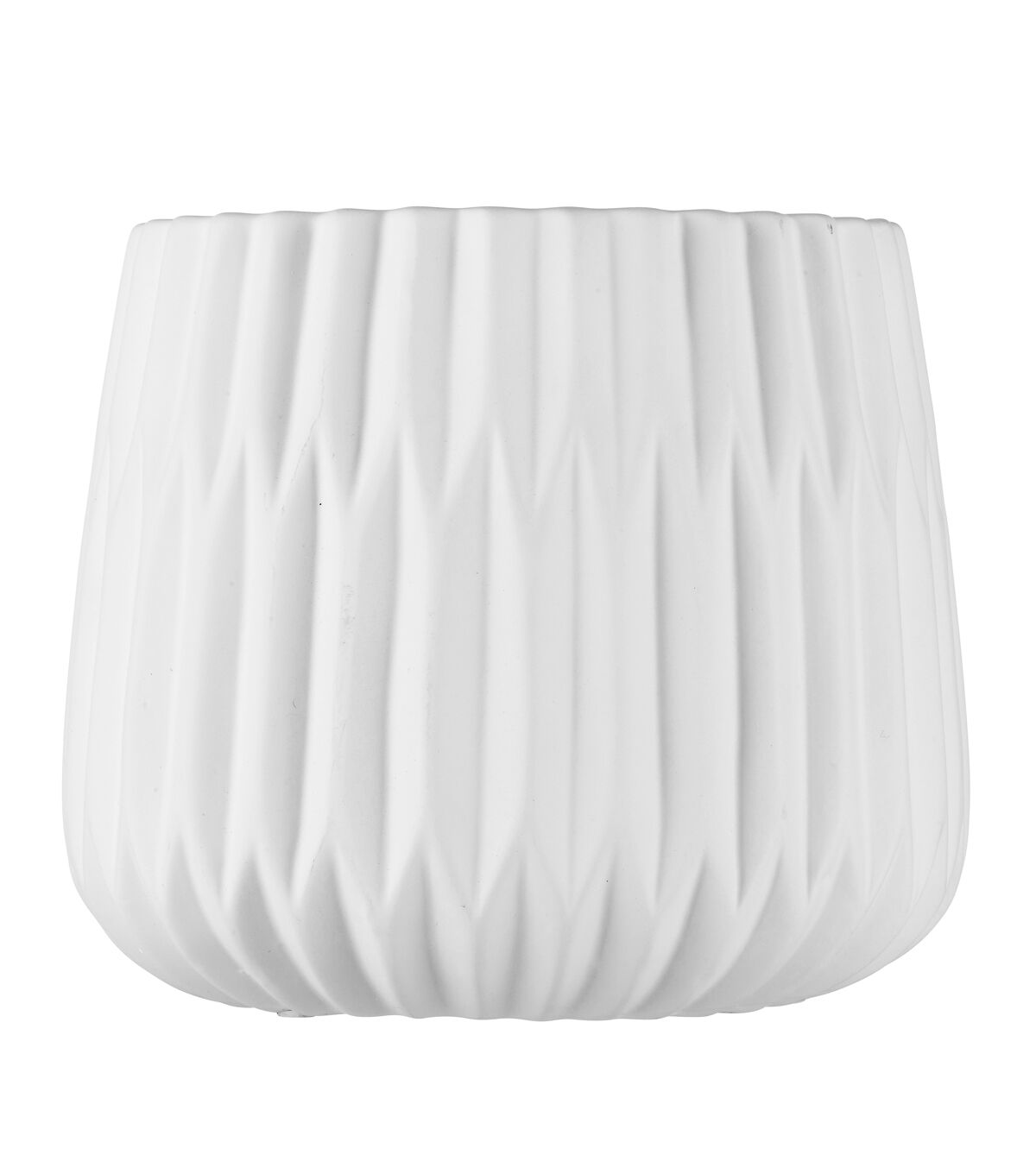 8.5 White Ceramic Container by Bloom Room