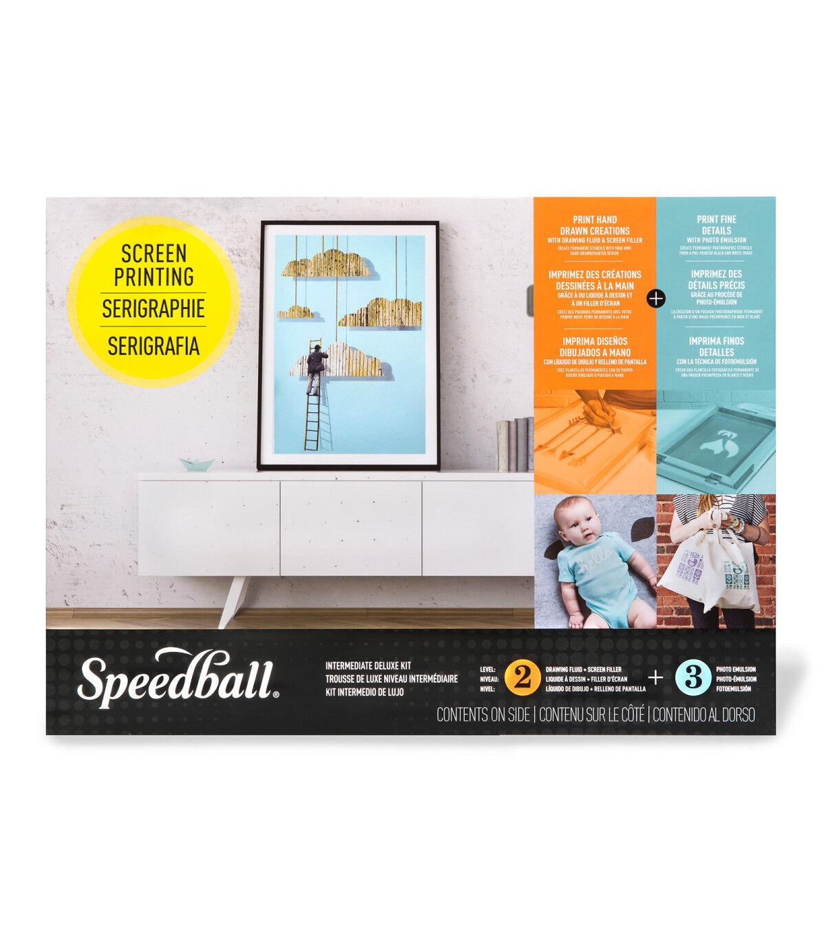 Speedball 26ct Intermediate Screen Printing Deluxe Kit