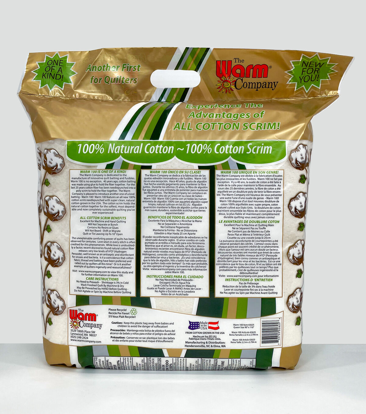 Warm 100 Queen Size Batting