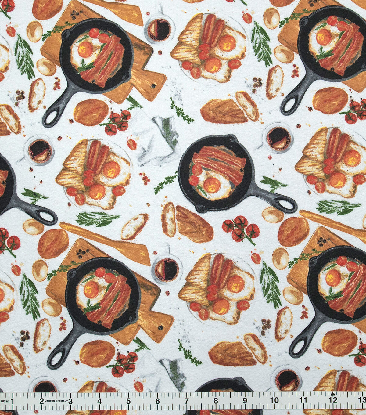 Breakfast Food Super Snuggle Flannel Fabric