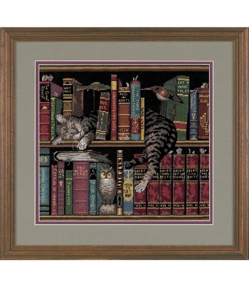 Dimensions 12 x 11 Fredrick the Literate Counted Cross Stitch Kit