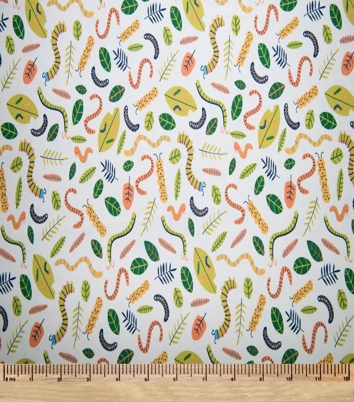 POP! Super Snuggle Insects & Leaves Flannel Fabric