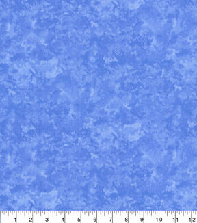 Blue Tonal Grunge Cotton Fabric by Keepsake Calico