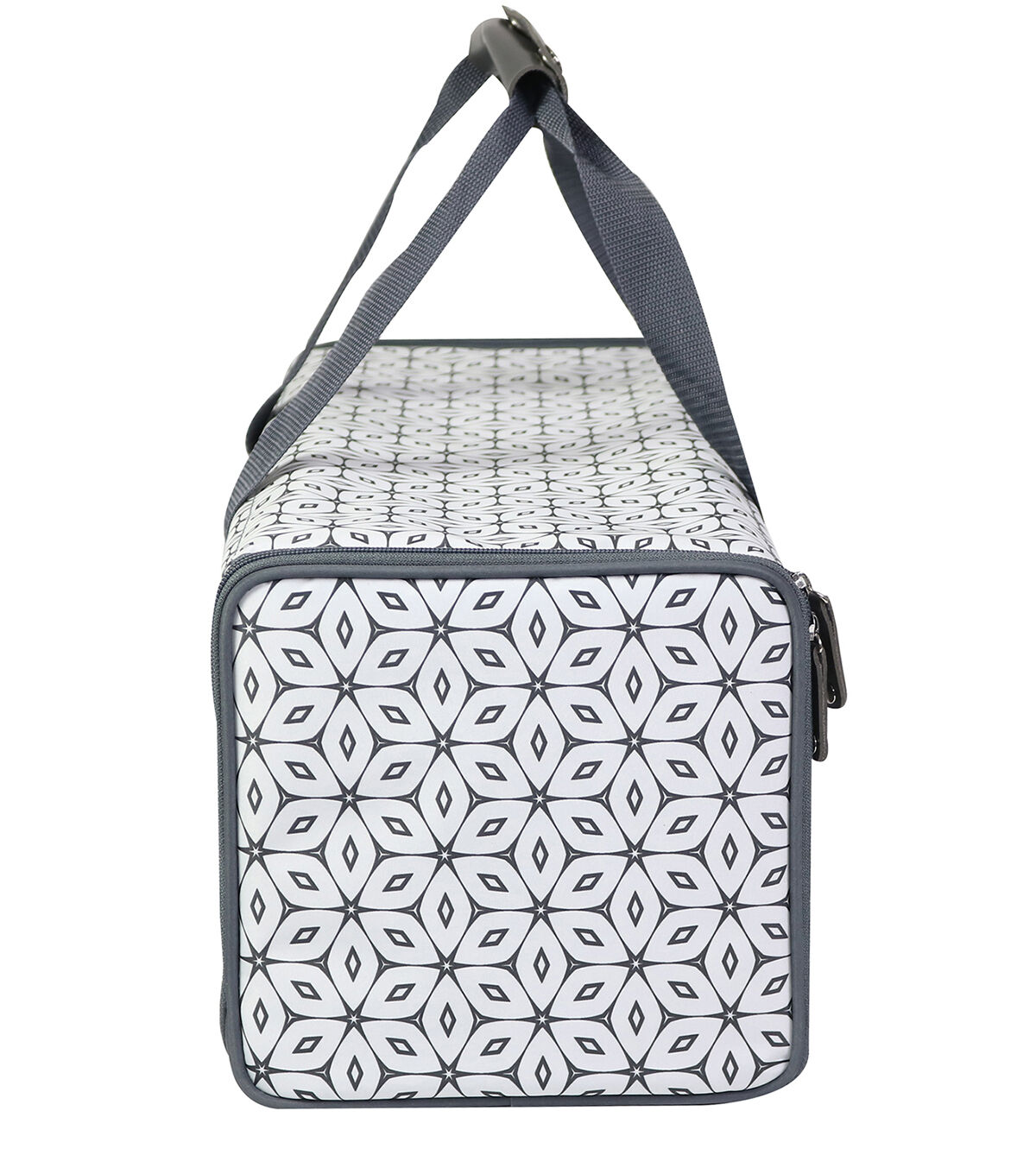 Everything Mary 22 Gray & White Geometric Die Cut Machine Carrying Case