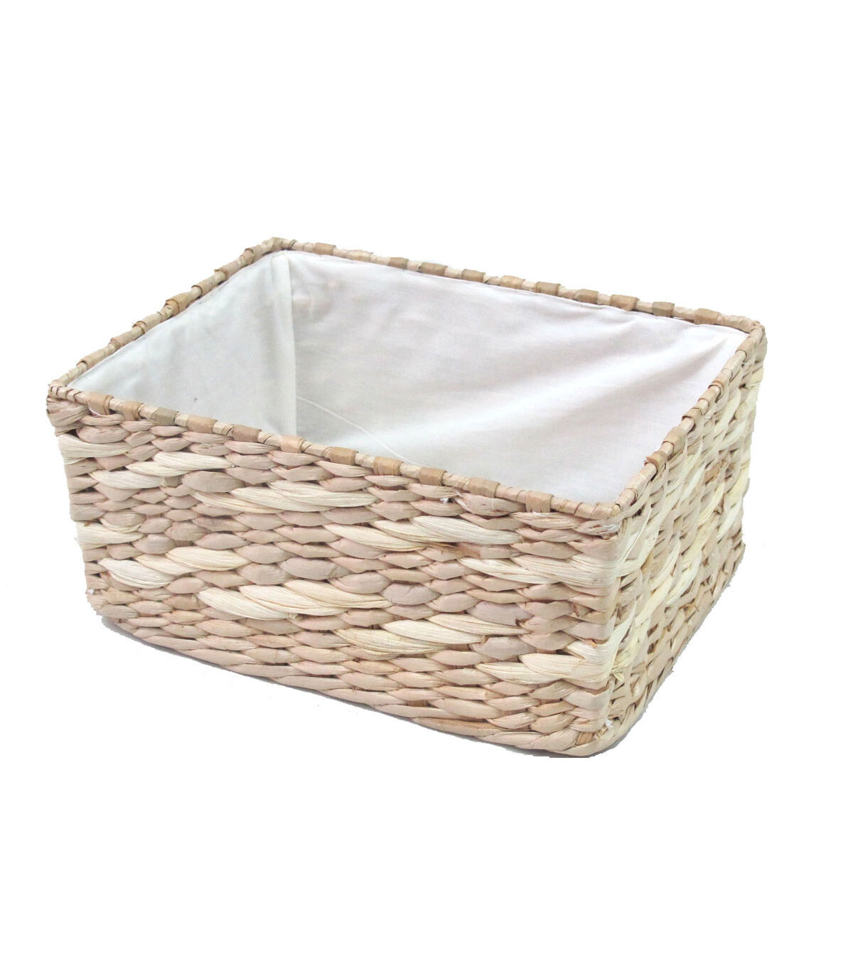 Organizing Essentials 10 x 7.5 Rush Basket With Metal Frame