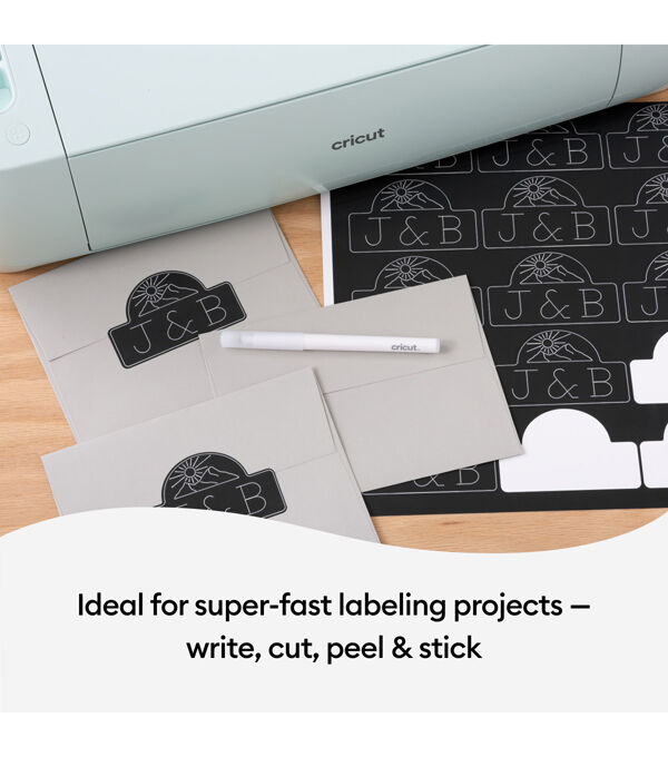 Cricut 13 x 3' Smart Label Removable Writable Vinyl Roll