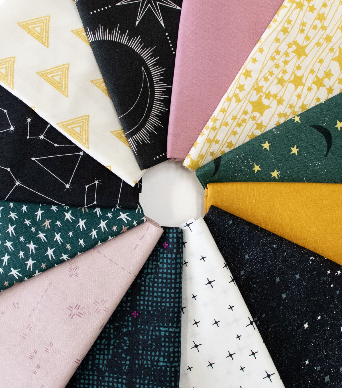 Art Gallery Fabrics Stardust 12Pc Bundle Up Cotton Fabric Quarter Bundle