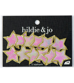 1 Stars Iron On Patches 12pk by hildie & jo