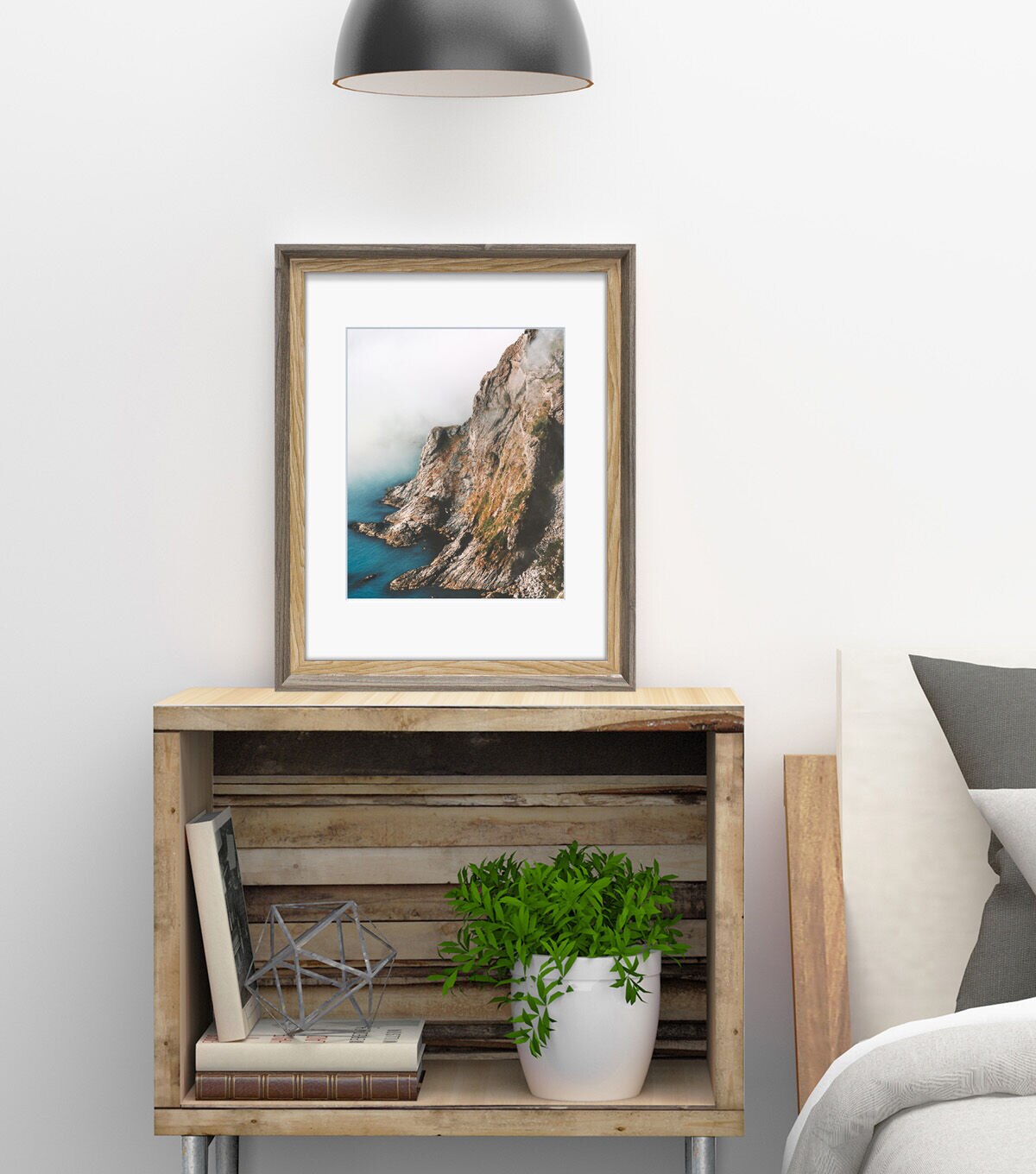 BP 16x20 Gray Wash and Natural Wall Photo Frame