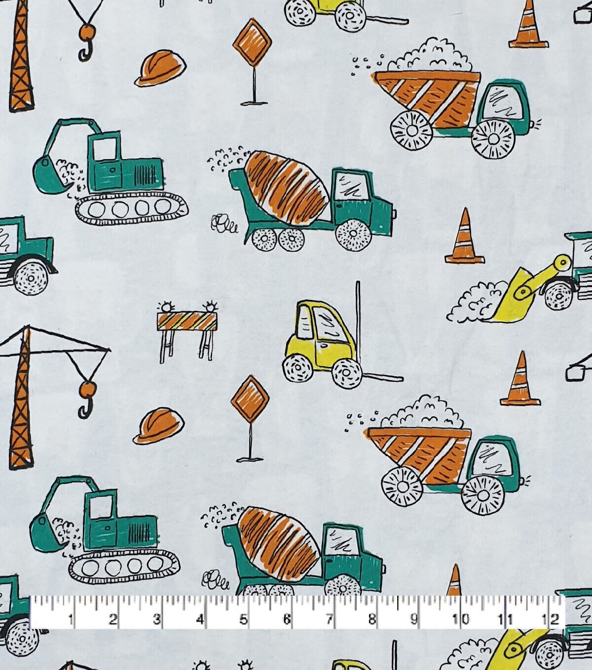 Construction Super Snuggle Flannel Fabric