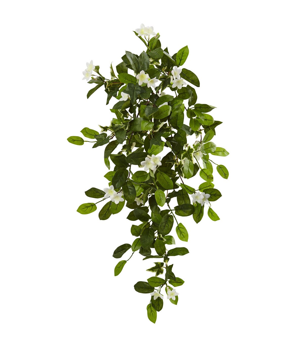 Nearly Natural 19 Mixed Stephanotis & Ivy Hanging Plants 4ct