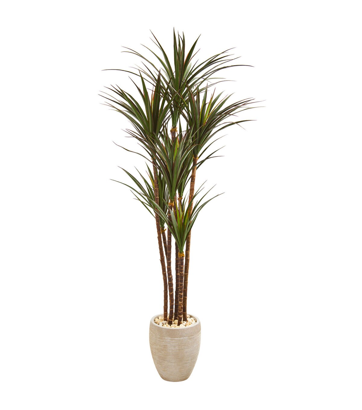 Nearly Natural 68 Giant Yucca UV Resistant Tree in Planter