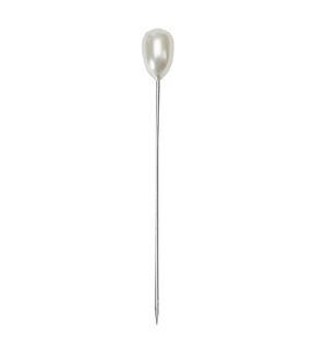 OASIS Atlantic Pear Head Pin 2.5 Pearl Pack Of 144