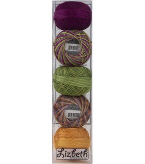 Handy Hands 122yds Lizbeth Specialty Pack Cordonnet Cotton Thread 5ct