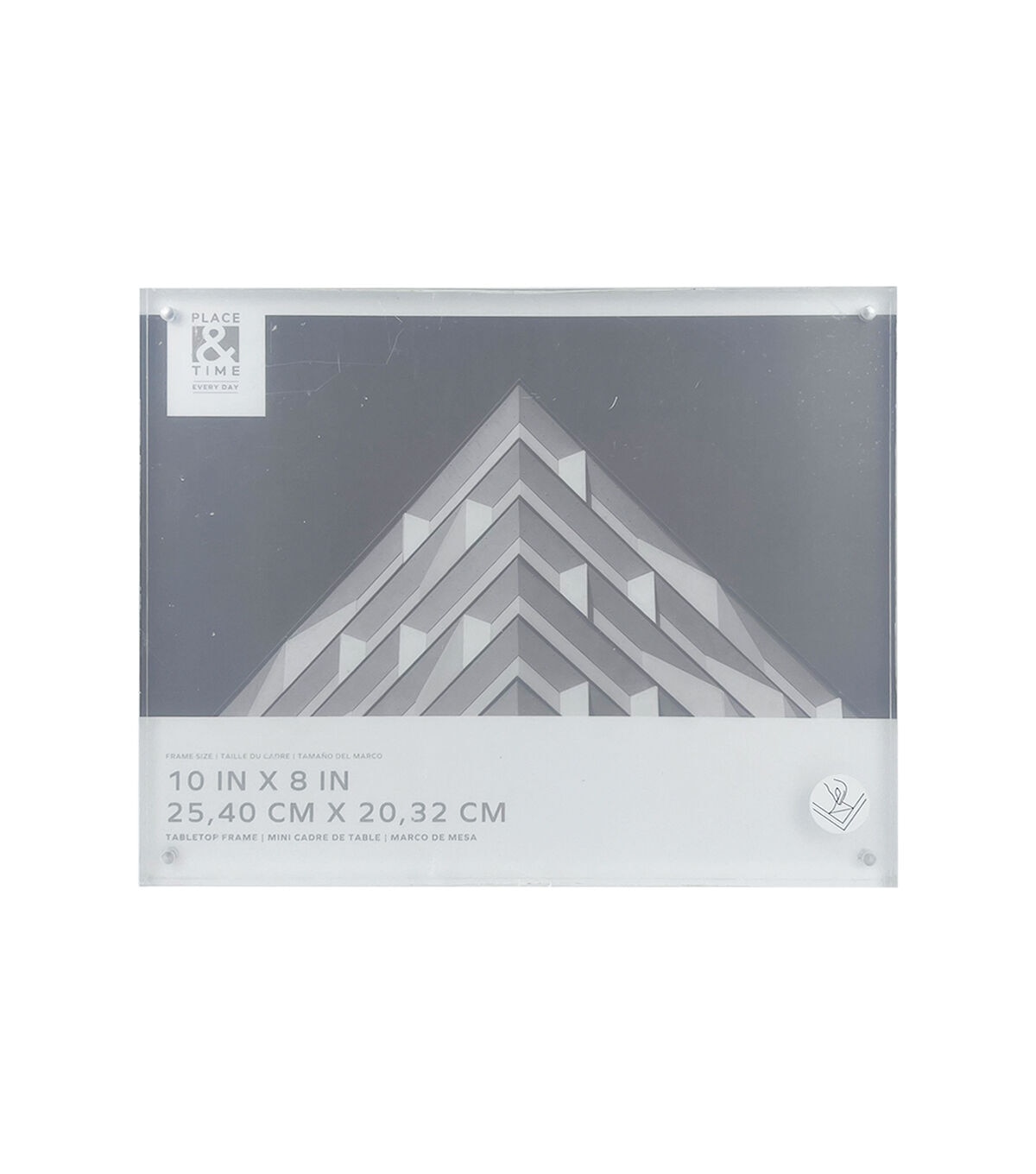 10 x 8 Clear Acrylic Tabletop Picture Frame by Place & Time