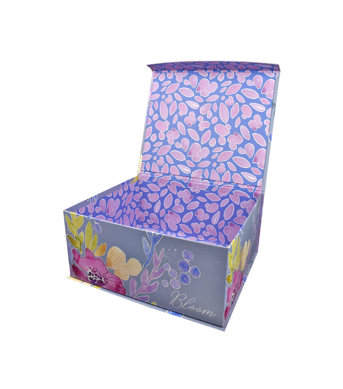 14 Violet Blooms Fliptop Box by Hudson 43