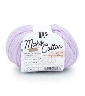 Lion Brand Mako Cotton 125yds Worsted Cotton Yarn