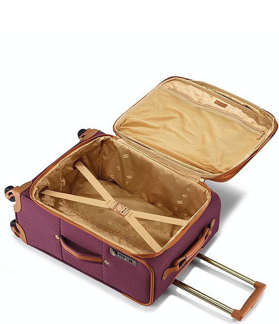 Luxe II Collection Softside Carry-On Expandable Spinner Suitcase