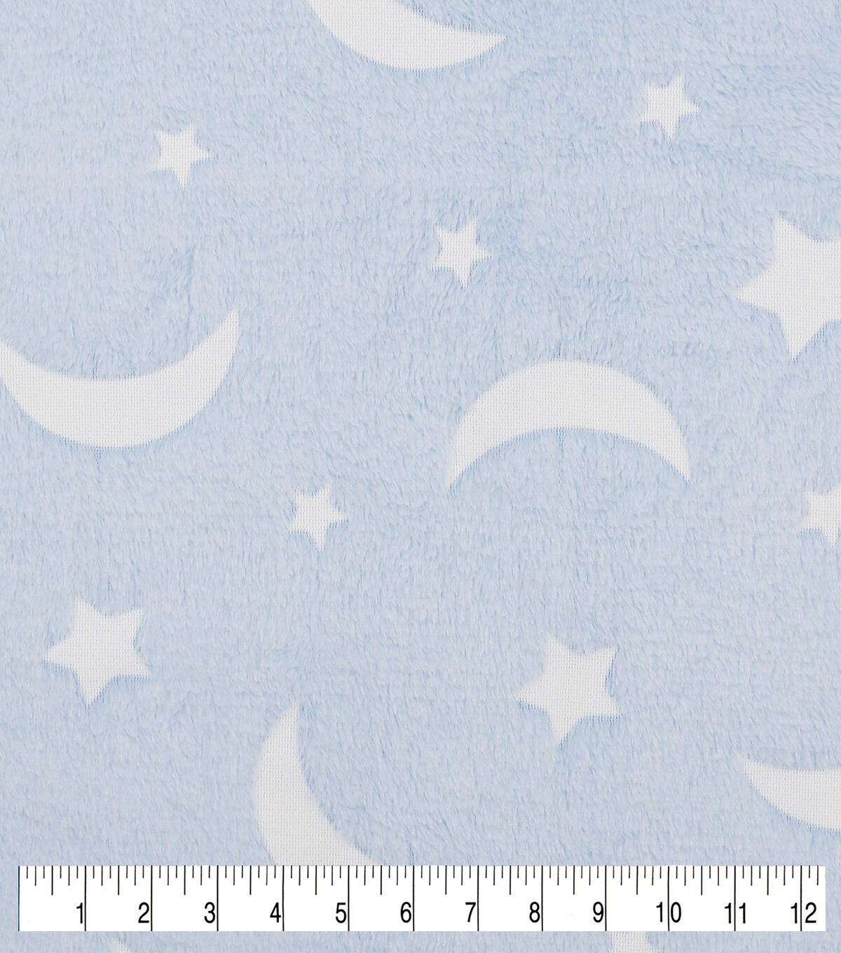 Moon & Stars Glow in the Dark Sew Lush Fleece