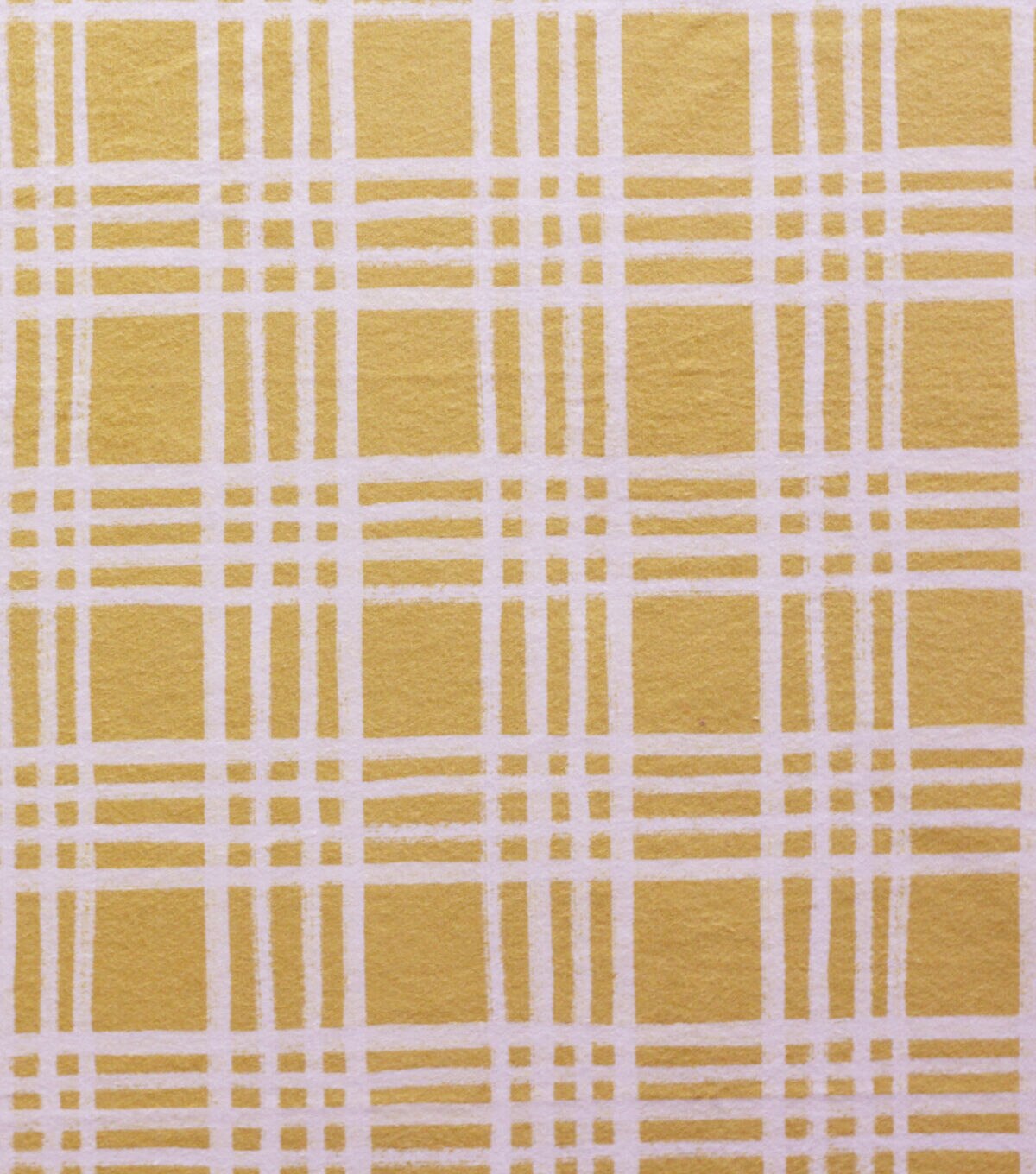 Yellow Plaid Super Snuggle Flannel Fabric