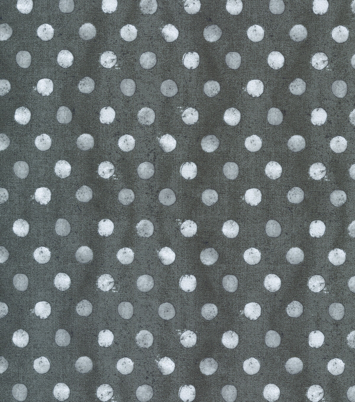 Gray Painted Dots Quilt Cotton Fabric by Keepsake Calico