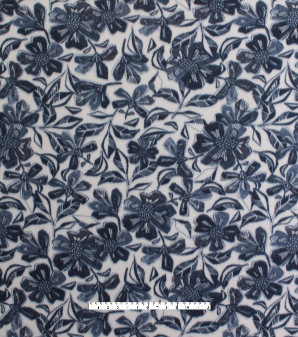 Summer Living Floral Blizzard Fleece Fabric