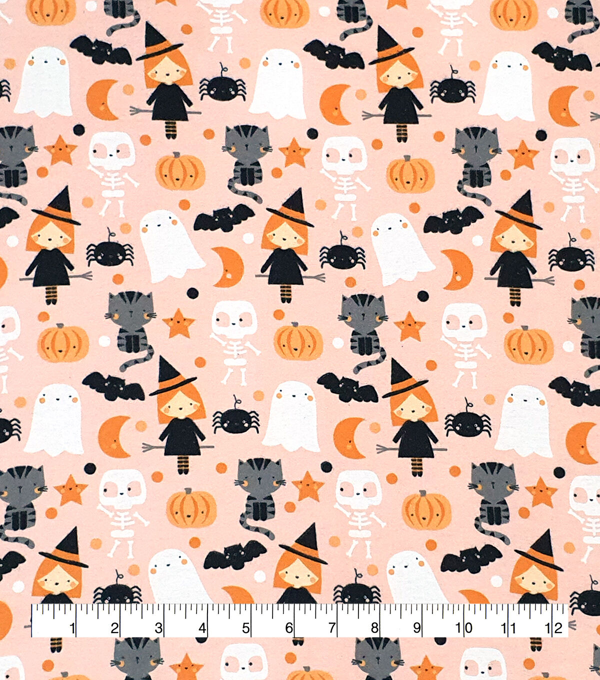 Girl Halloween Super Snuggle Flannel Fabric