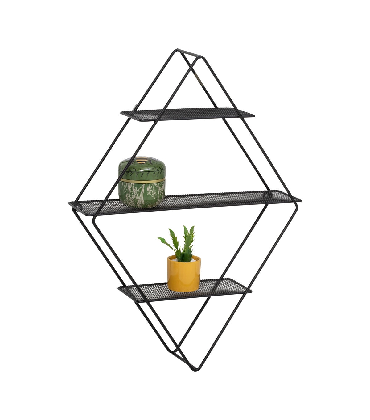 Honey Can Do Three Tiered Diamond Shape Shelf