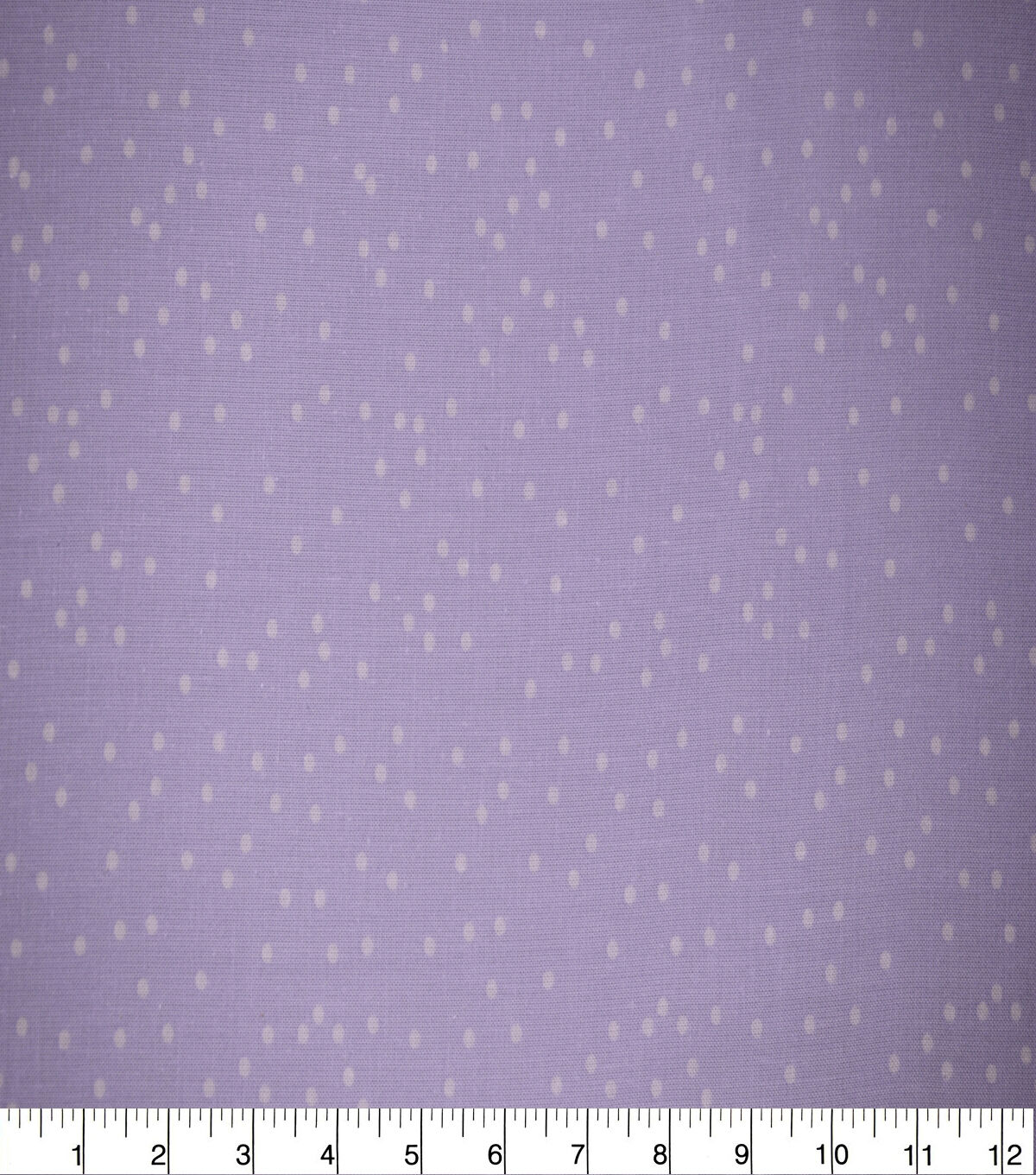Scattered Dots on Purple Easter Cotton Fabric