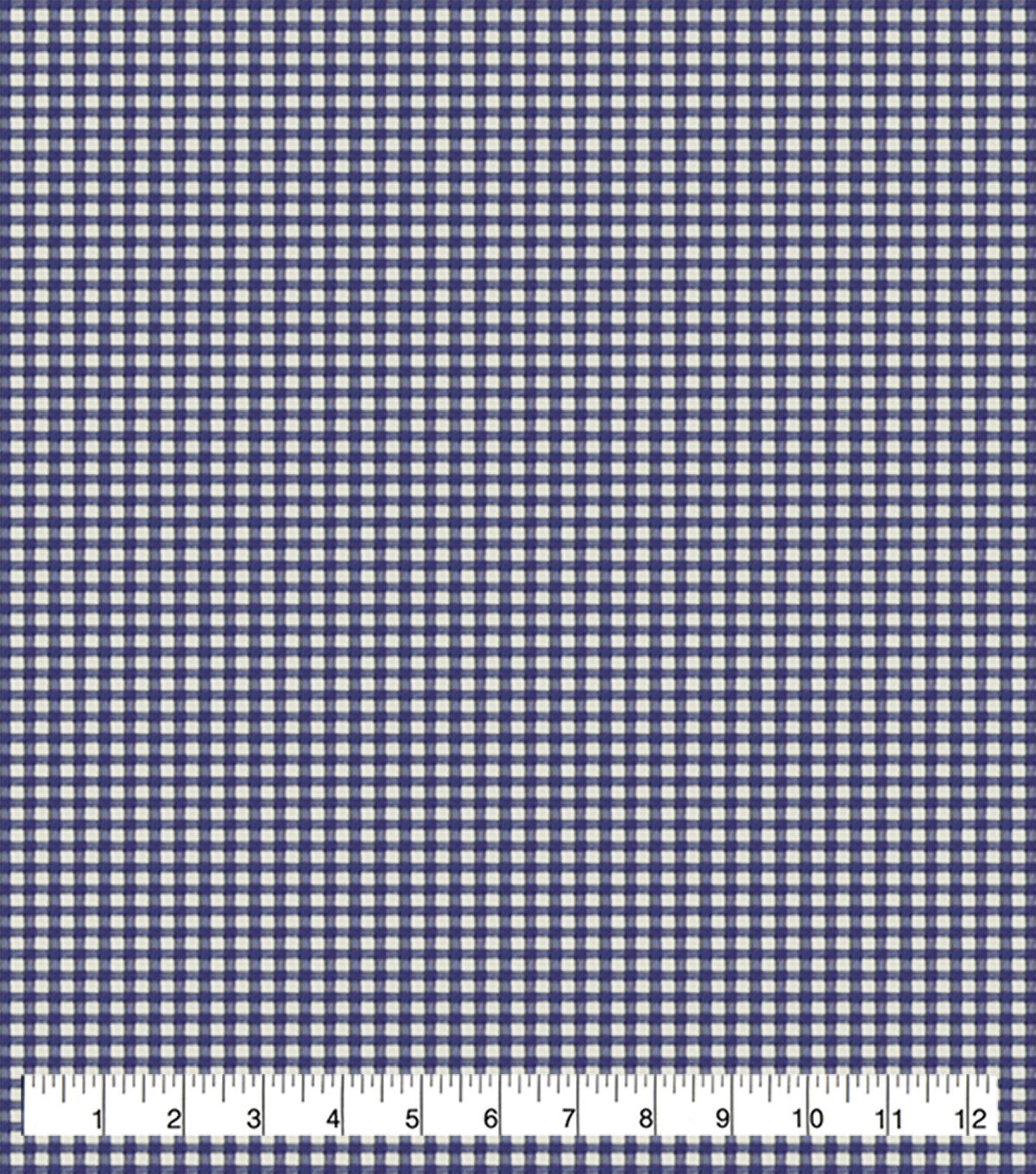 Tiny Blue Gingham Super Snuggle Flannel Fabric