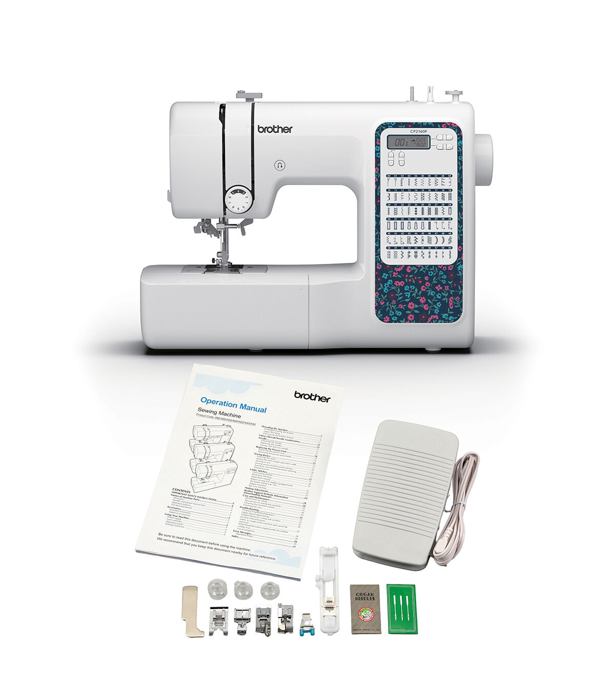 Brother CP2160F Multi-Blue Floral Computerized Sewing Machine