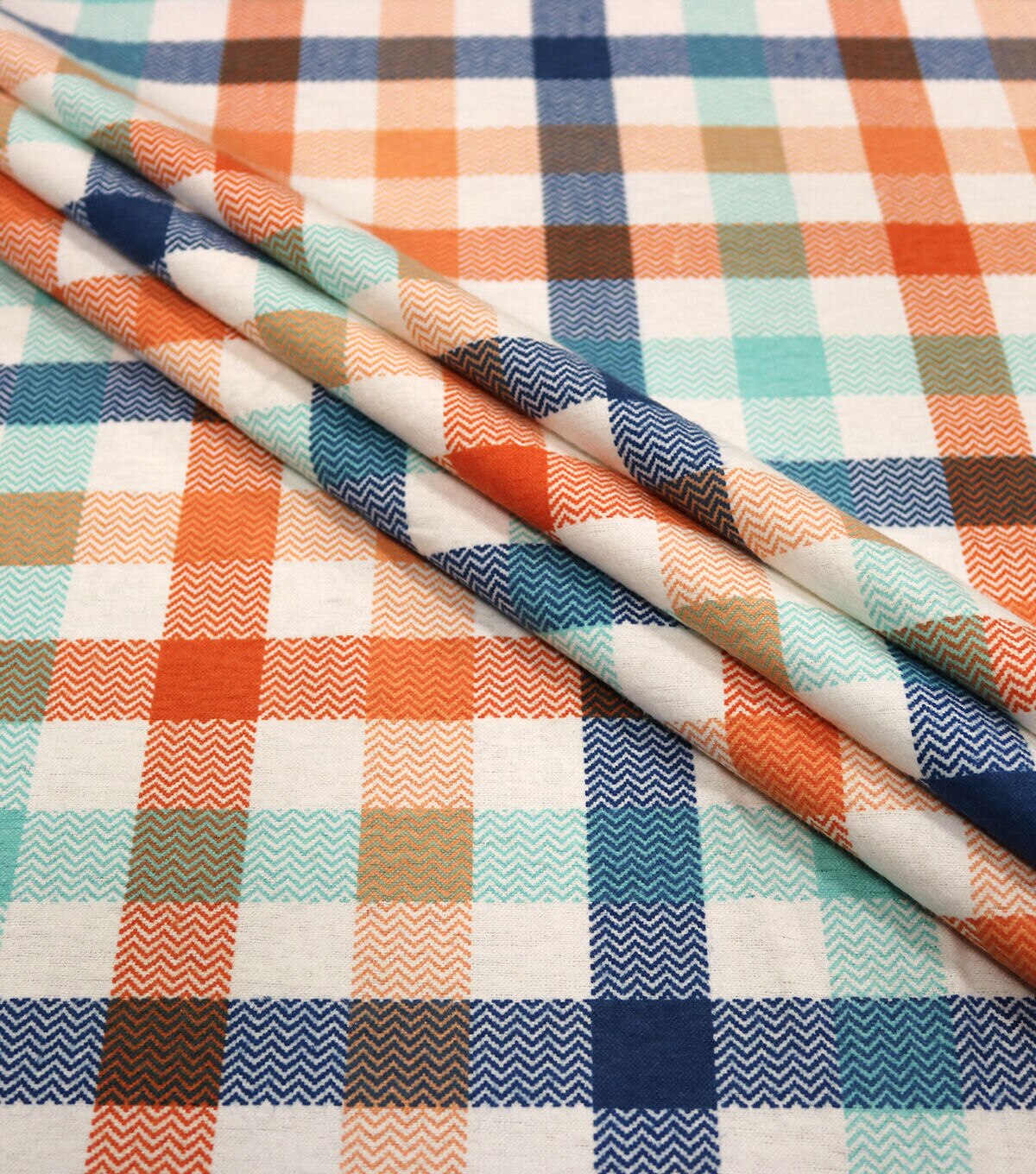 POP! Multi Bright Plaid Super Snuggle Flannel Fabric