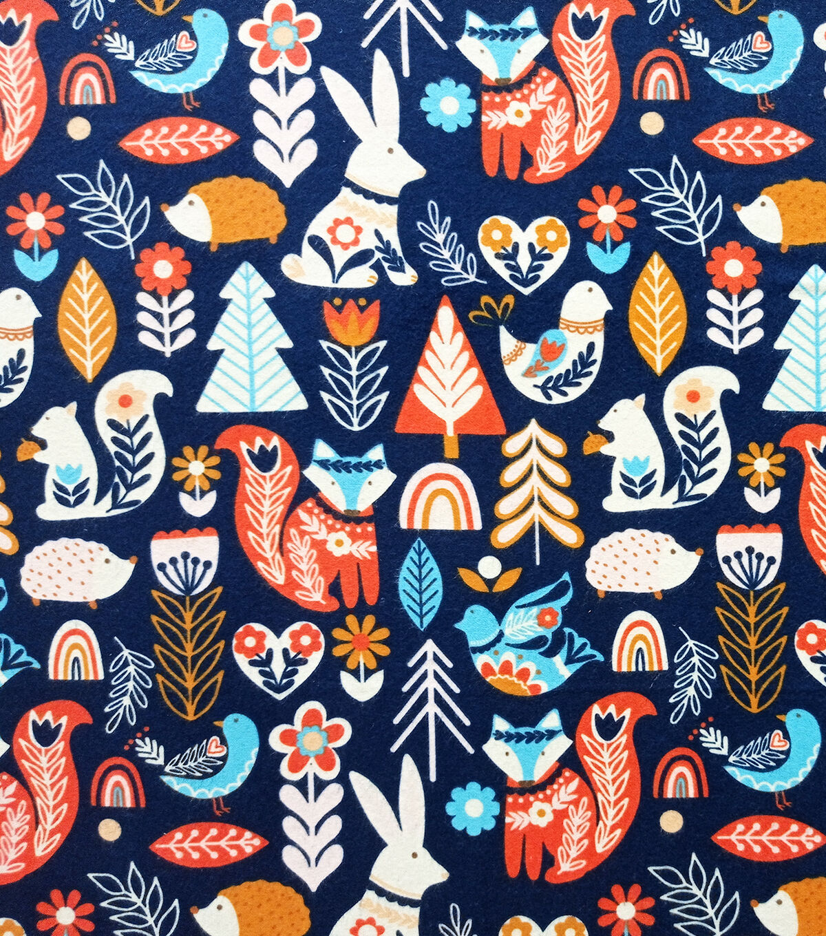 Folk Wilderness Super Snuggle Flannel Fabric