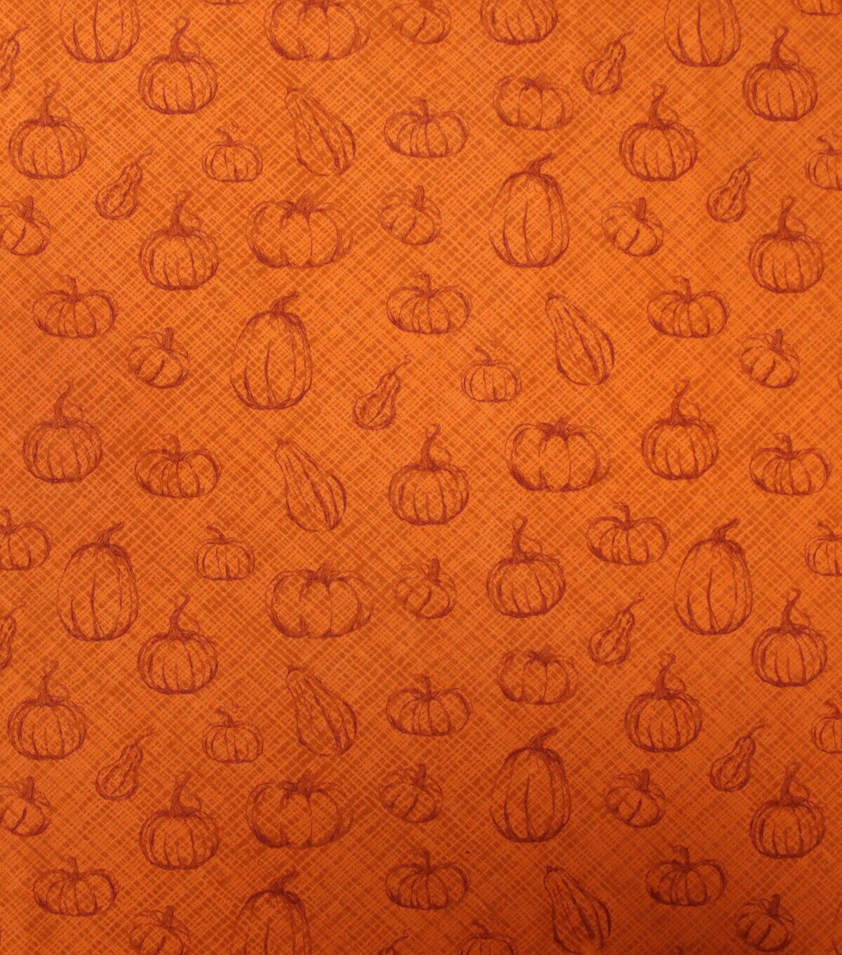 Pumpkins Orange Super Snuggle Flannel Fabric