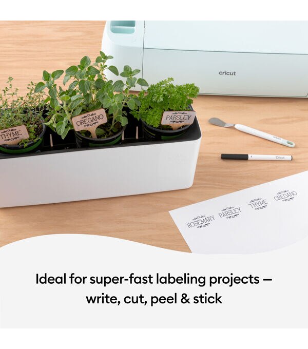 Cricut 13 x 3' Smart Label Removable Writable Vinyl Roll