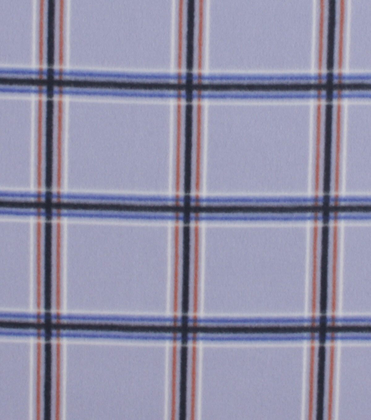 Pastel Purple Plaid Blizzard Prints Fleece Fabric