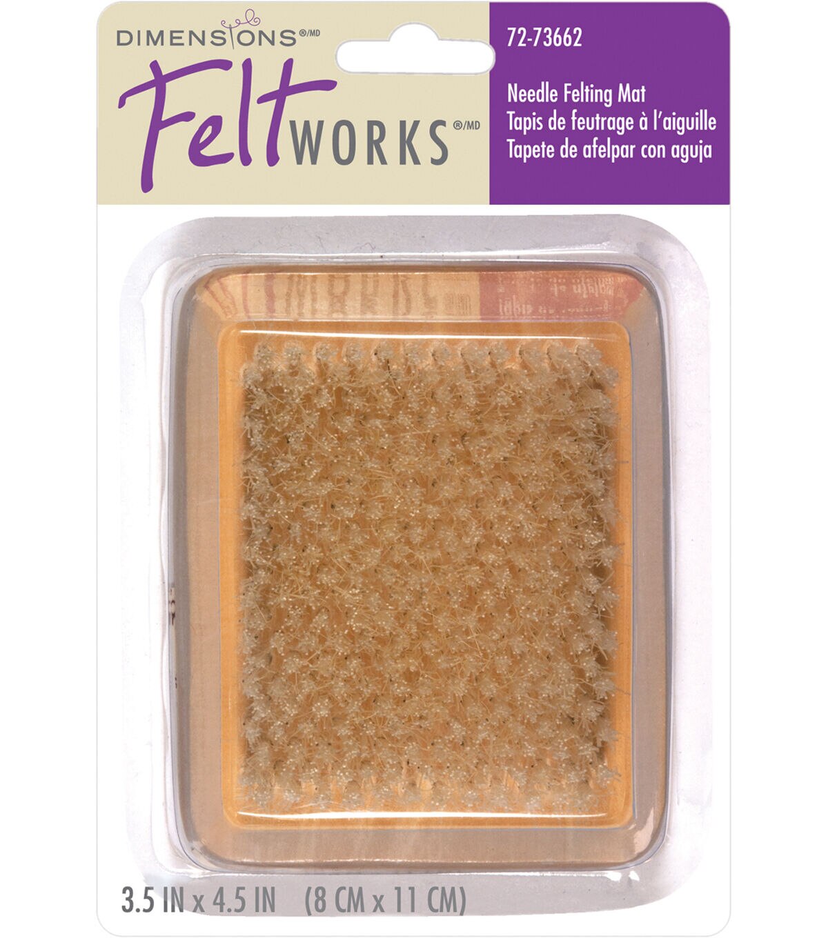 Dimensions 3.5 x 4.5 Needle Felting Mat