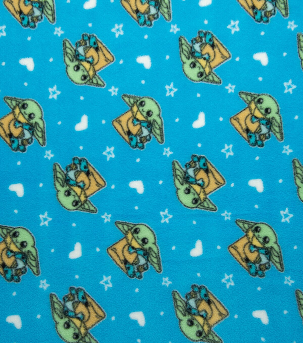 Mandalorian Child Frog Clud Fleece Fabric