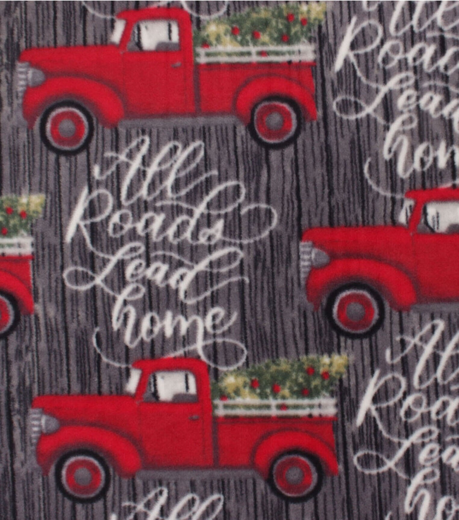 All Roads Lead Home Anti Pill Fleece Fabric